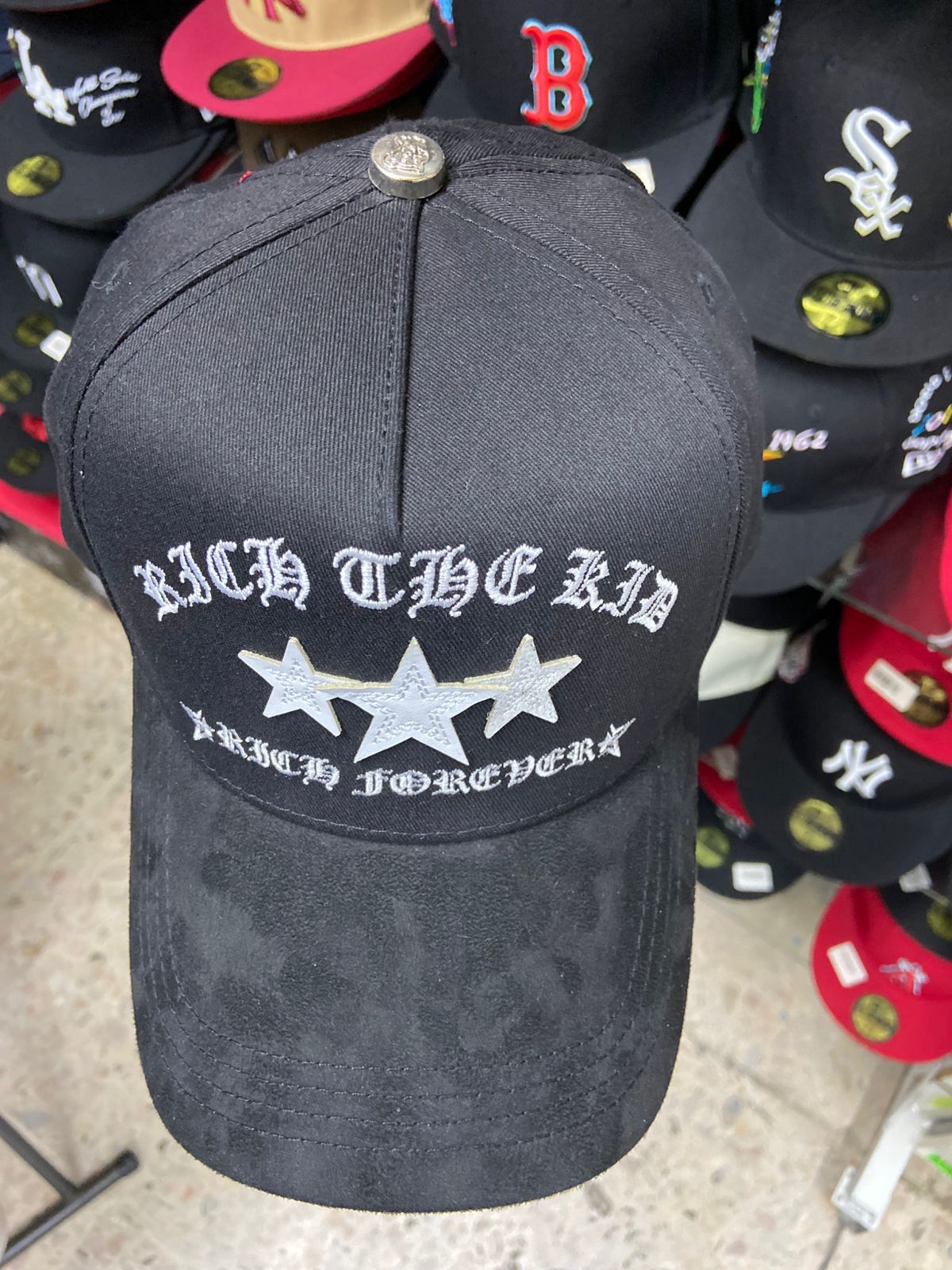 🧢 Gorra Barbas Hats x Rich the Kid – Modelo 3 Stars