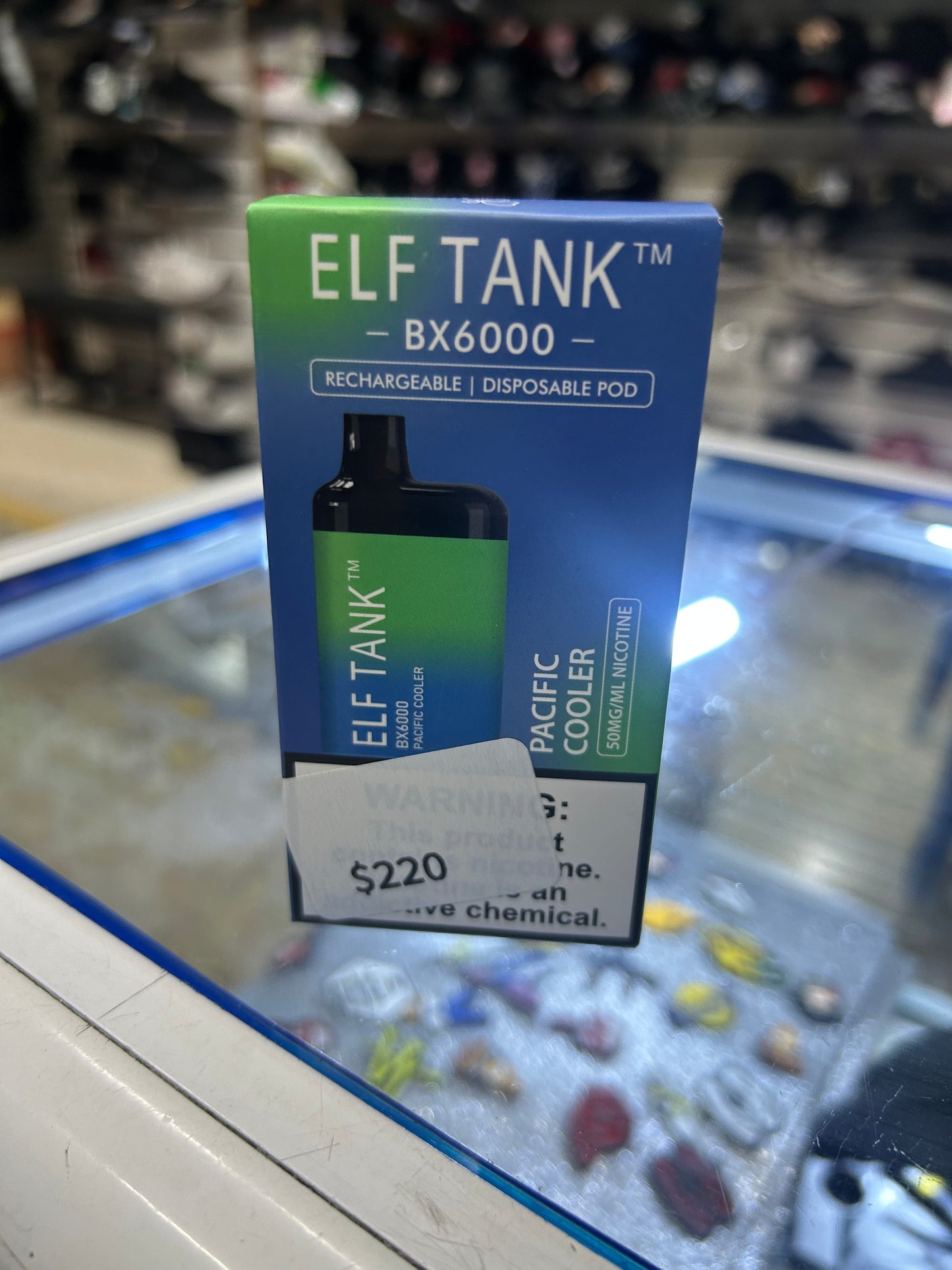 Plumón ELF TANK 6,000 PUFFS PACIFIC COOLER