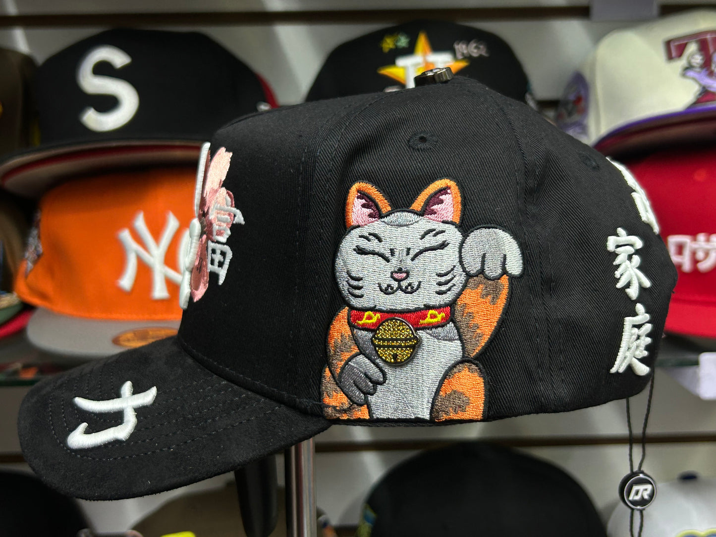 Dreamer Hats Kanji Gato negra