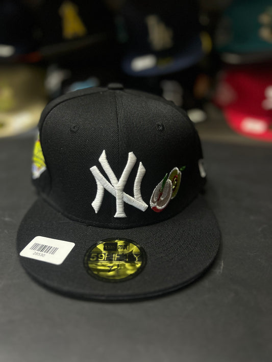 GORRA 59FIFTY MODELO  NEW YORK DURAZNO