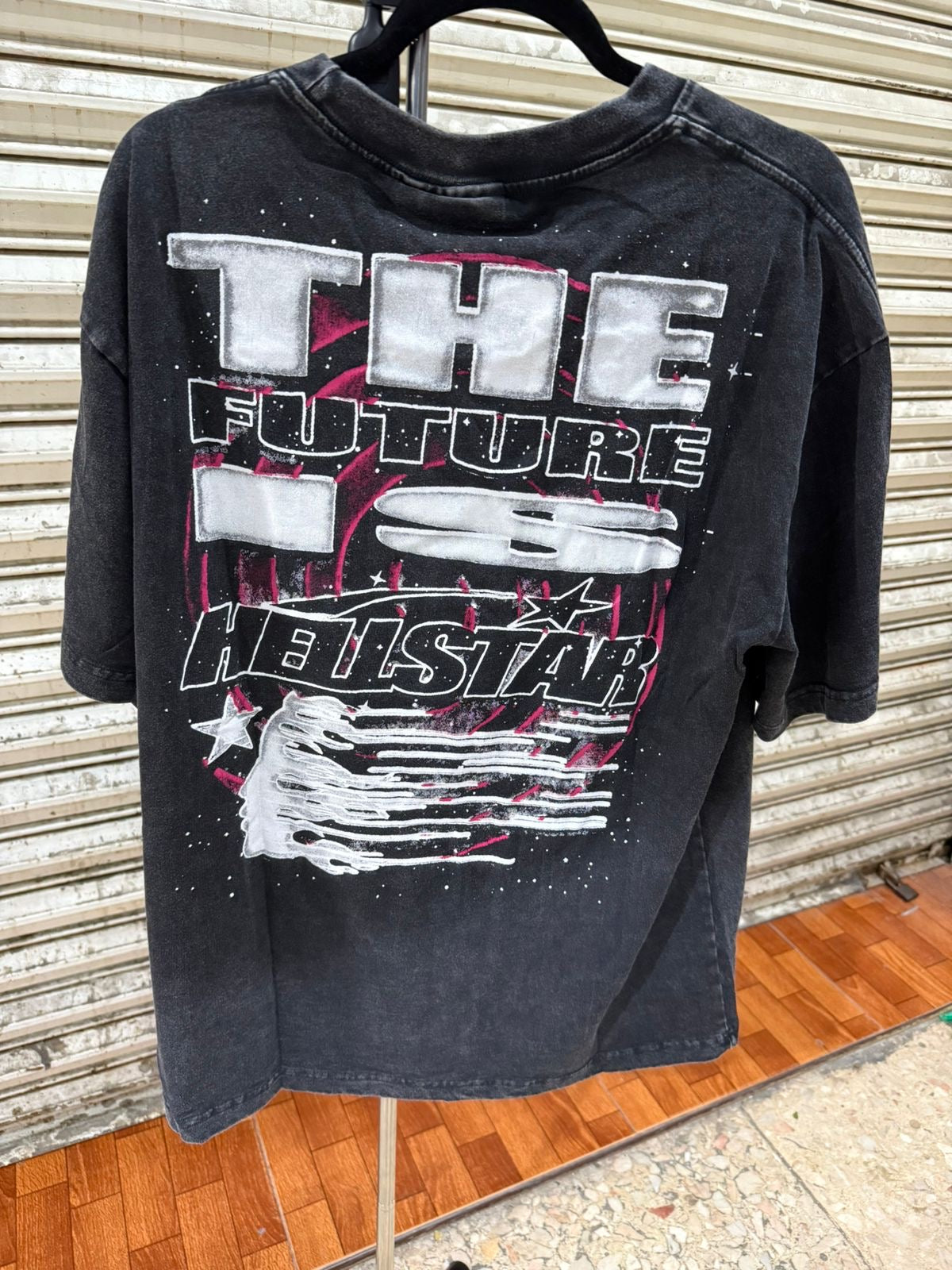 PLAYERA HELLSTAR CARA AZUL