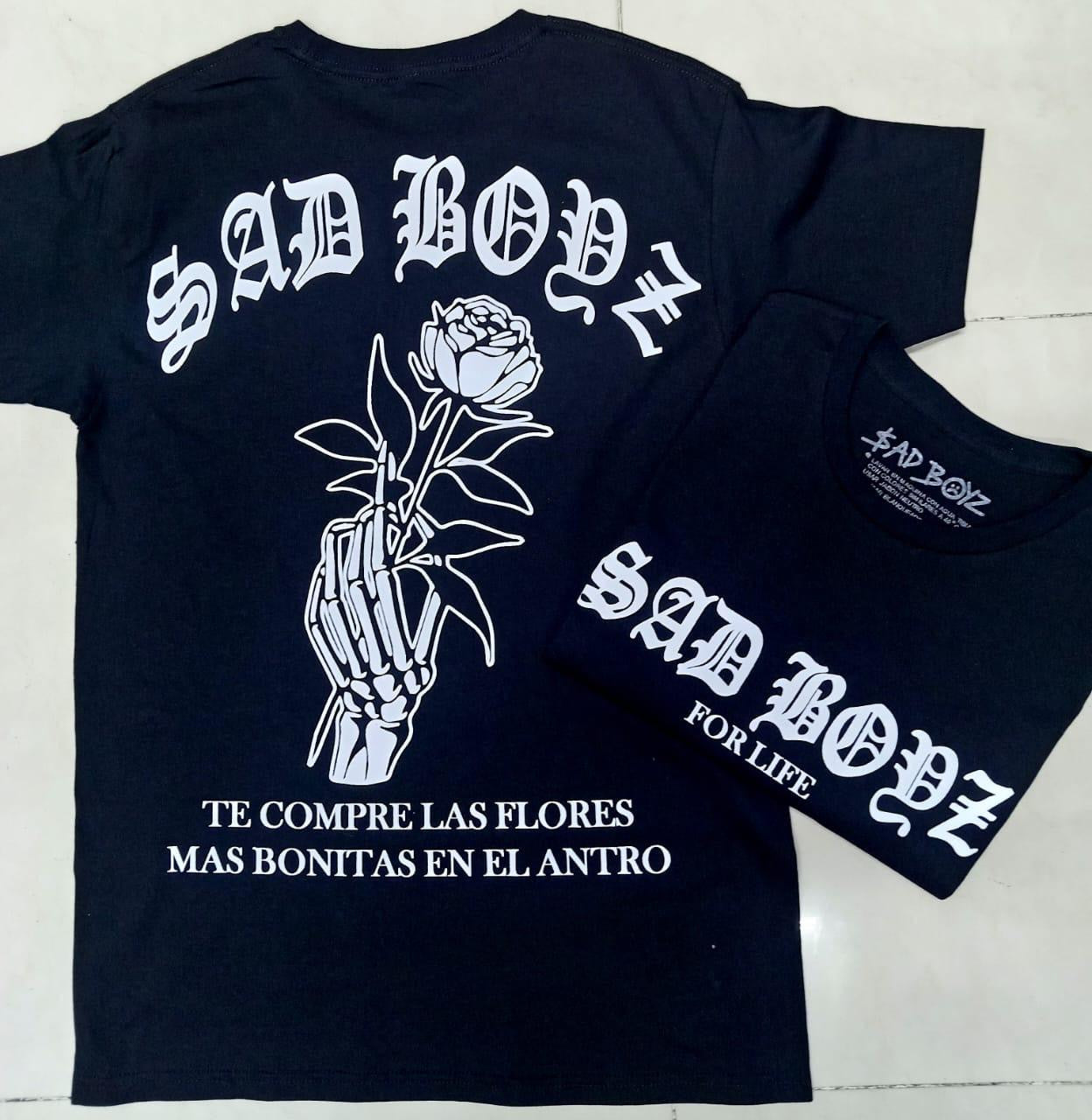 Playera sadboyz te compré las flores 2