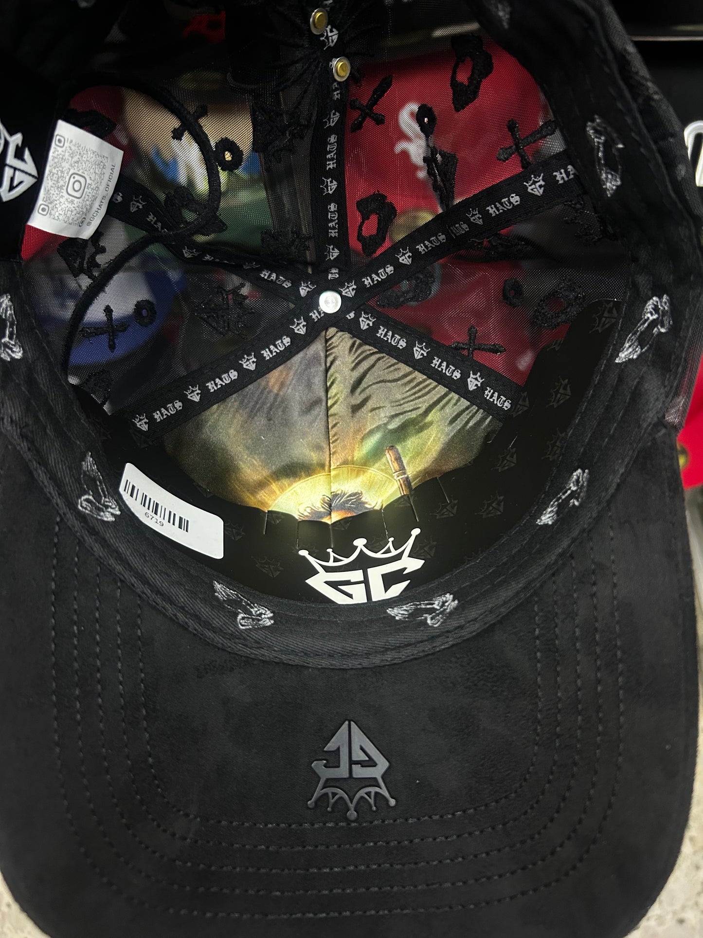 San Judas total black GC hats