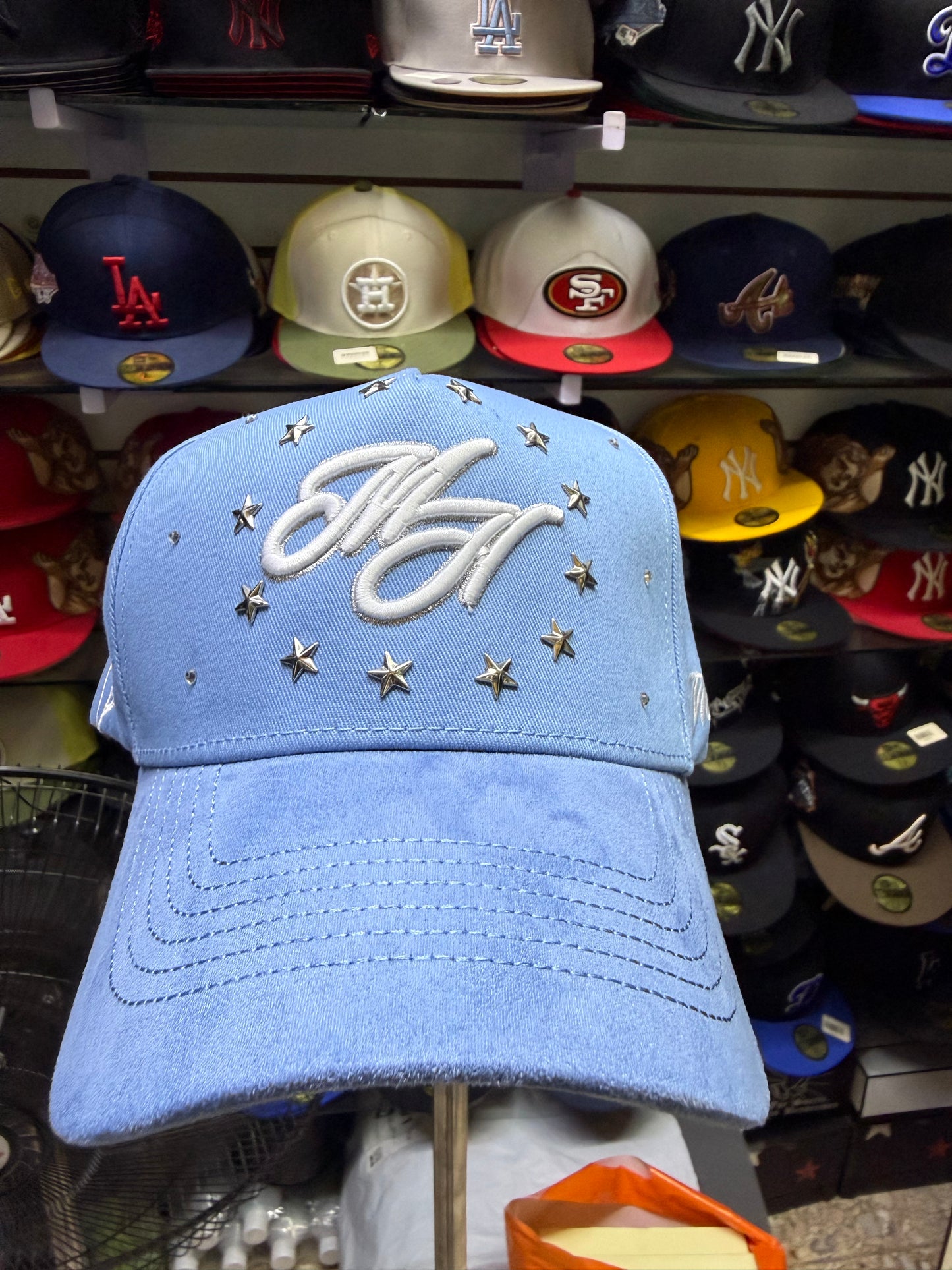 Momm hats azul cielo