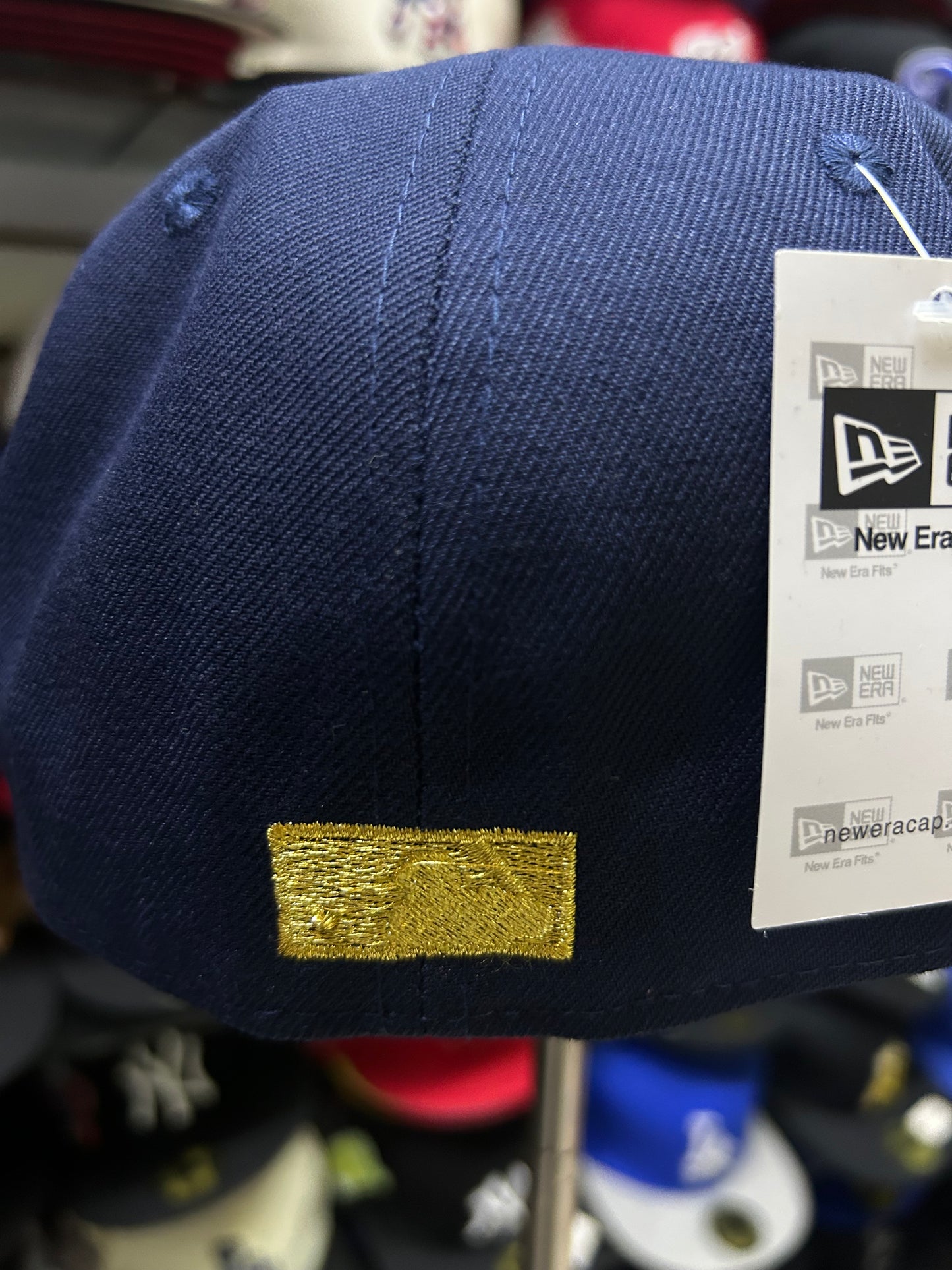 Gorra New Era 59FIFTY New York Yankees MLB Script azul marino