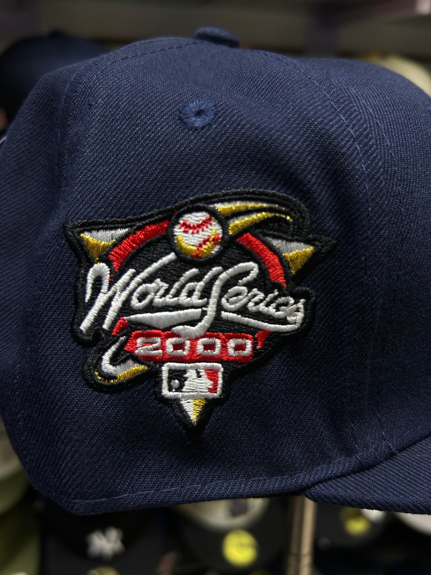 Gorra New Era 59FIFTY New York Yankees MLB Script azul marino