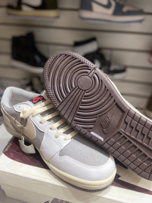 TENIS NACIONAL TIPO NIKE REVERSE MOCHA GRIS