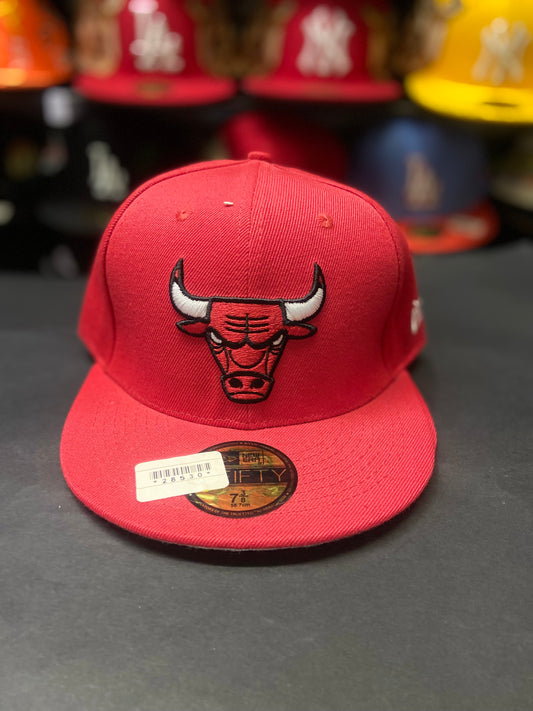 Gorra 59FIFTY – Chicago Bulls Roja Clásica