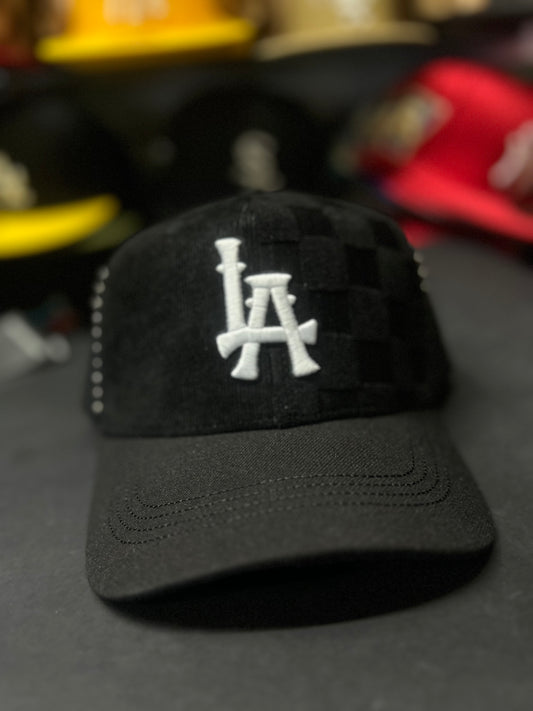 Gorra “LA Checker Black” | Dandy Hats Edición Exclusiva