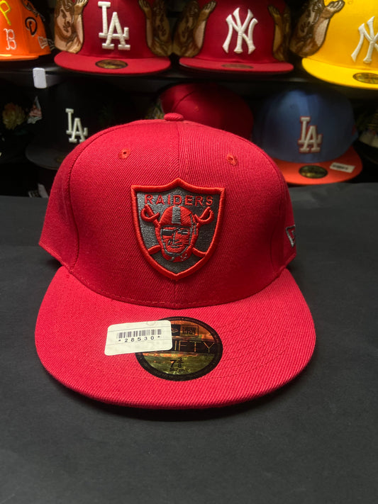 Gorra 59FIFTY Raiders – Edición Total Red