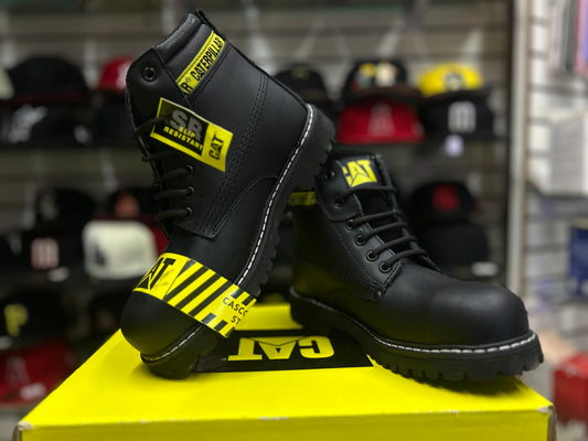 BOTAS NACIONALES ESTILO CATERPILLAR NEGRAS
