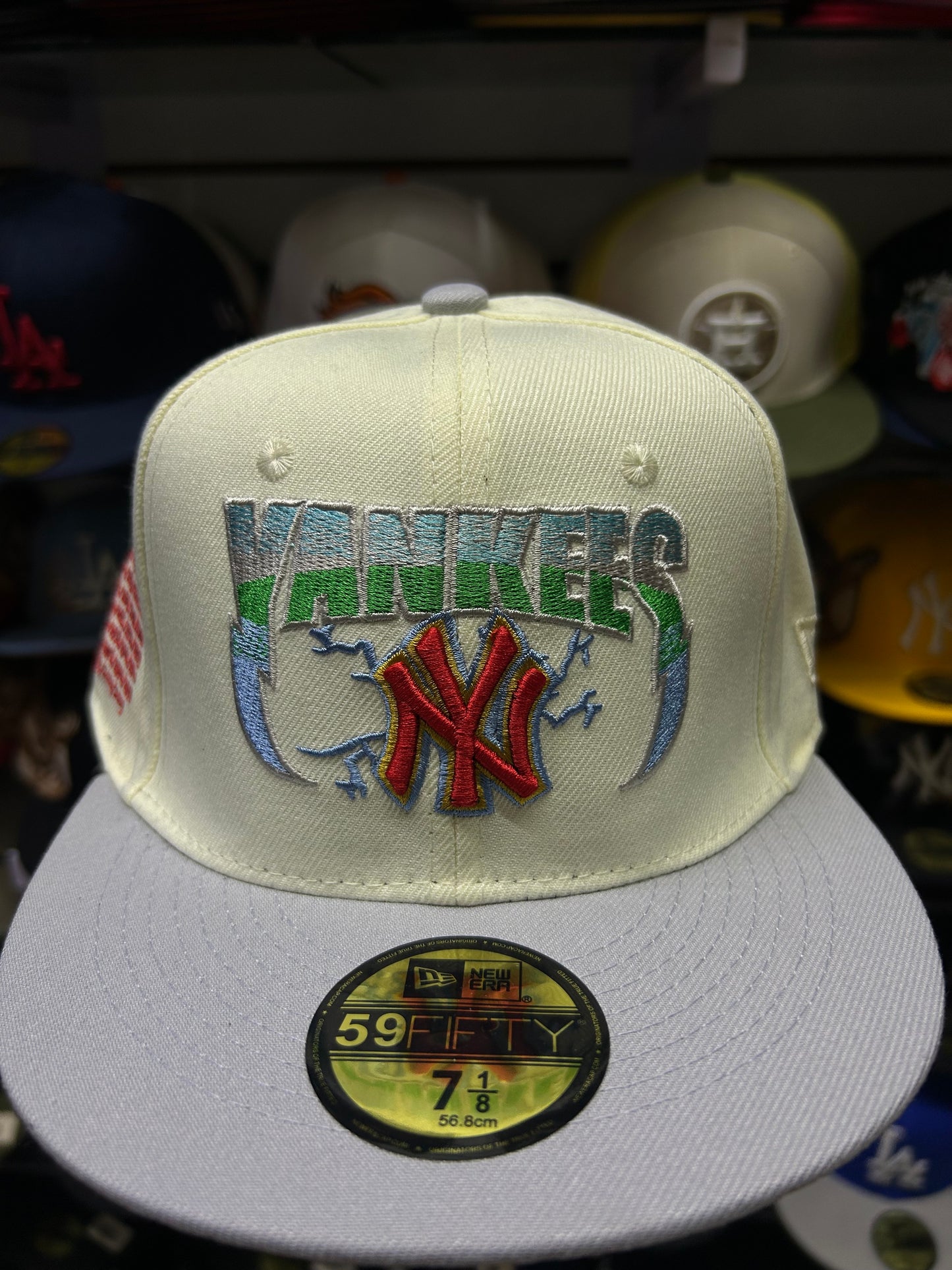 Gorra New Era 59FIFTY New York Yankees Beige con Gris
