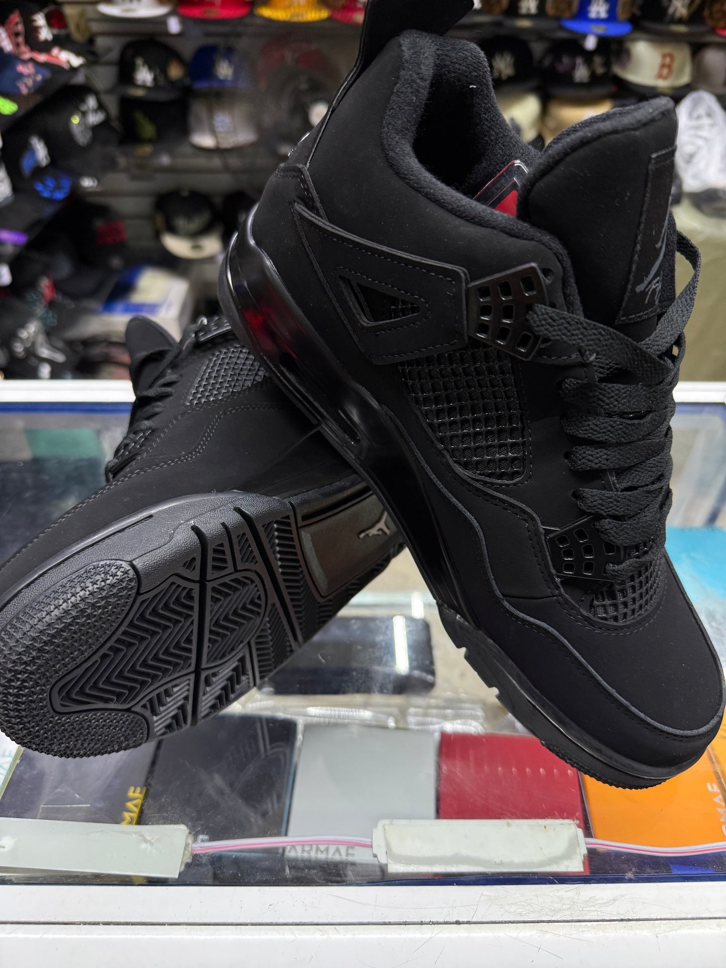 Jordan retro 4 total black