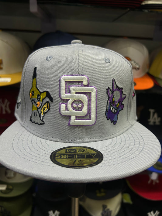 Gorra New Era San Diego Padres x Pokémon Gris