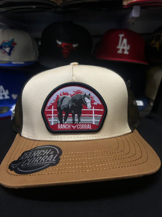 Gorra Ranch corral caballo