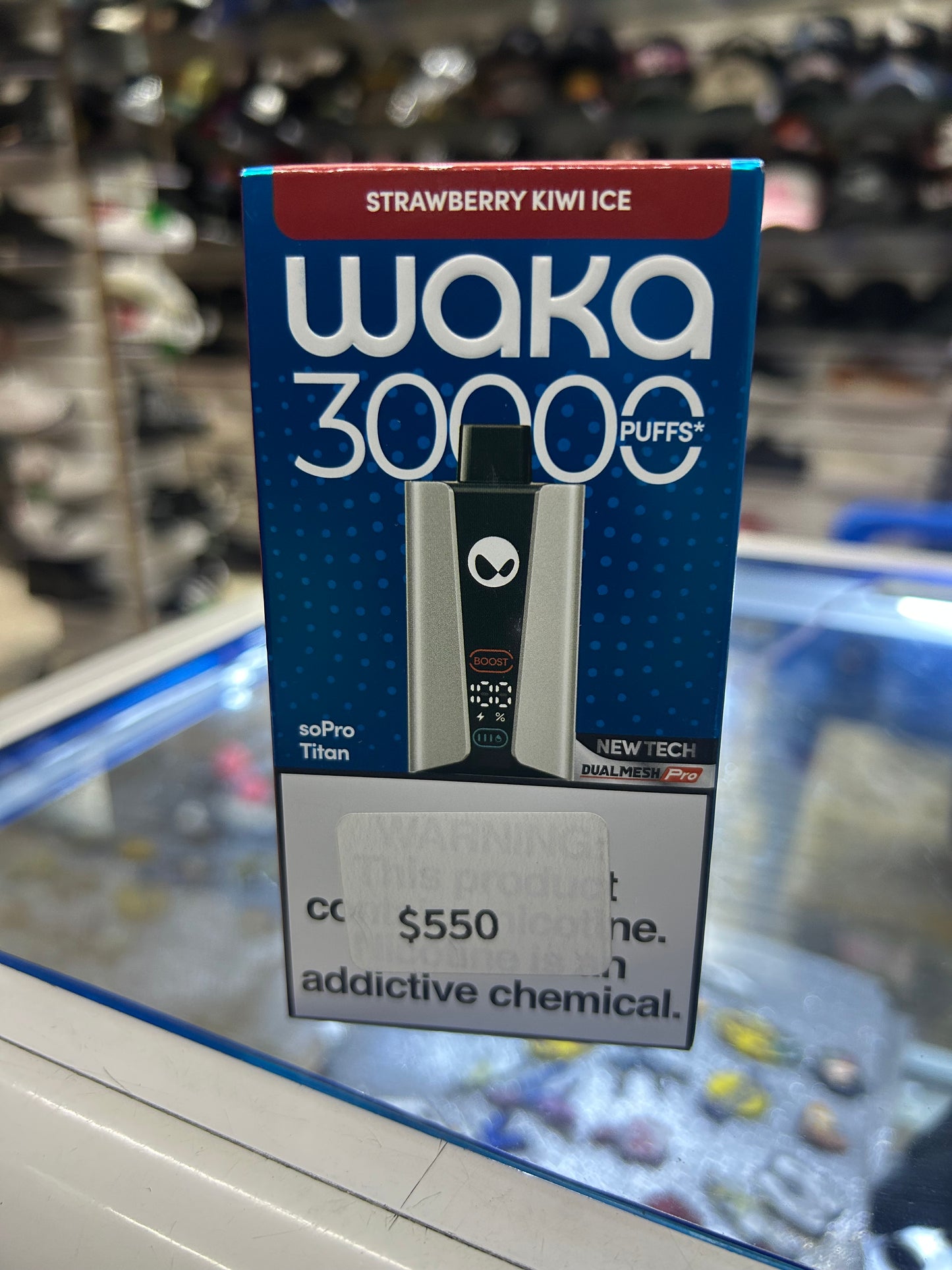 Plumón WAKA 30,000 PUFFS STRAWBERRY KIWI ICE