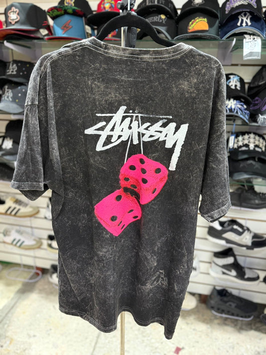 PLAYERA ESTAMPADA DADOS ROSAS