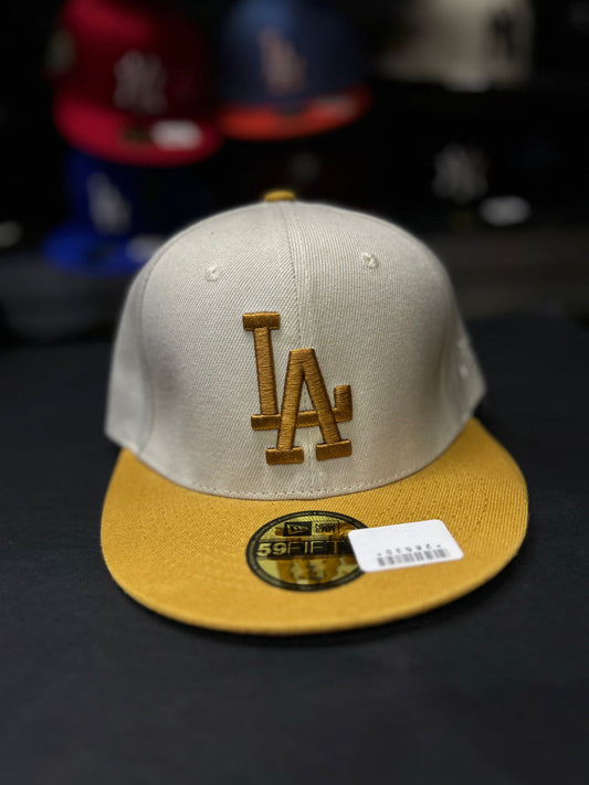 GORRA 59FIFTY MODELO LOS ÁNGELES MOSTAZA