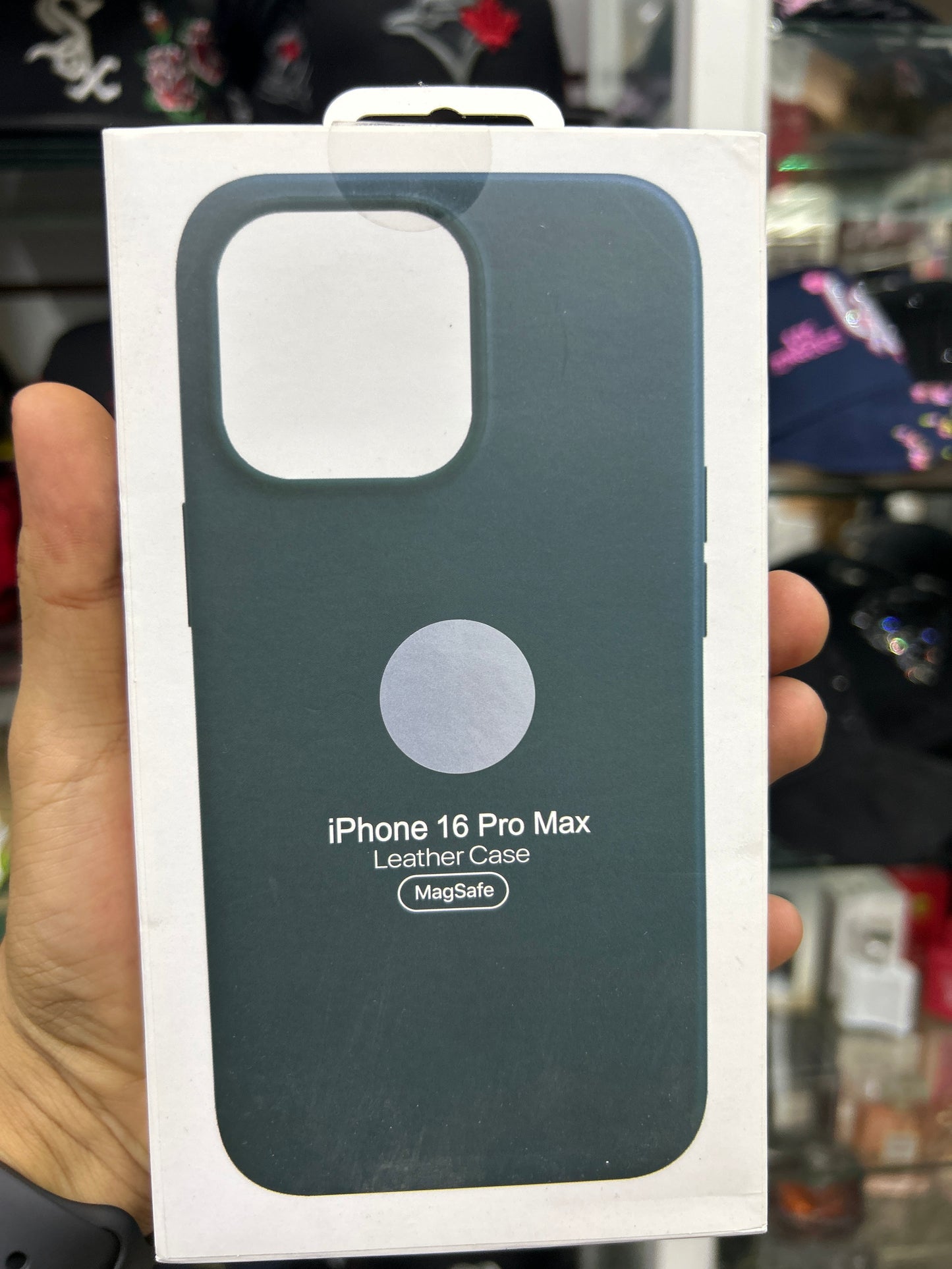 Funda de piel IPhone 16 Pro Max