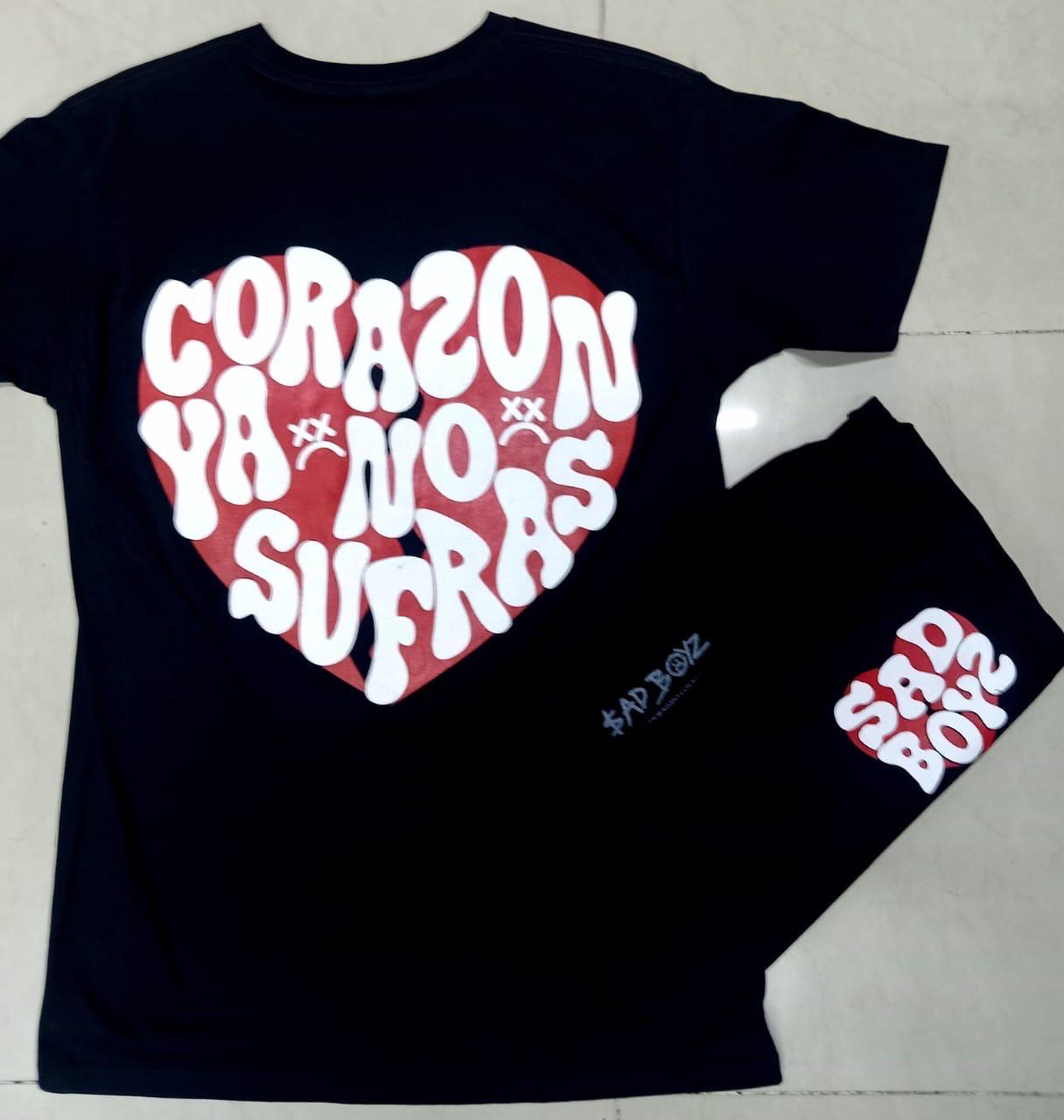 Playera sadboyz corazón ya no sufras