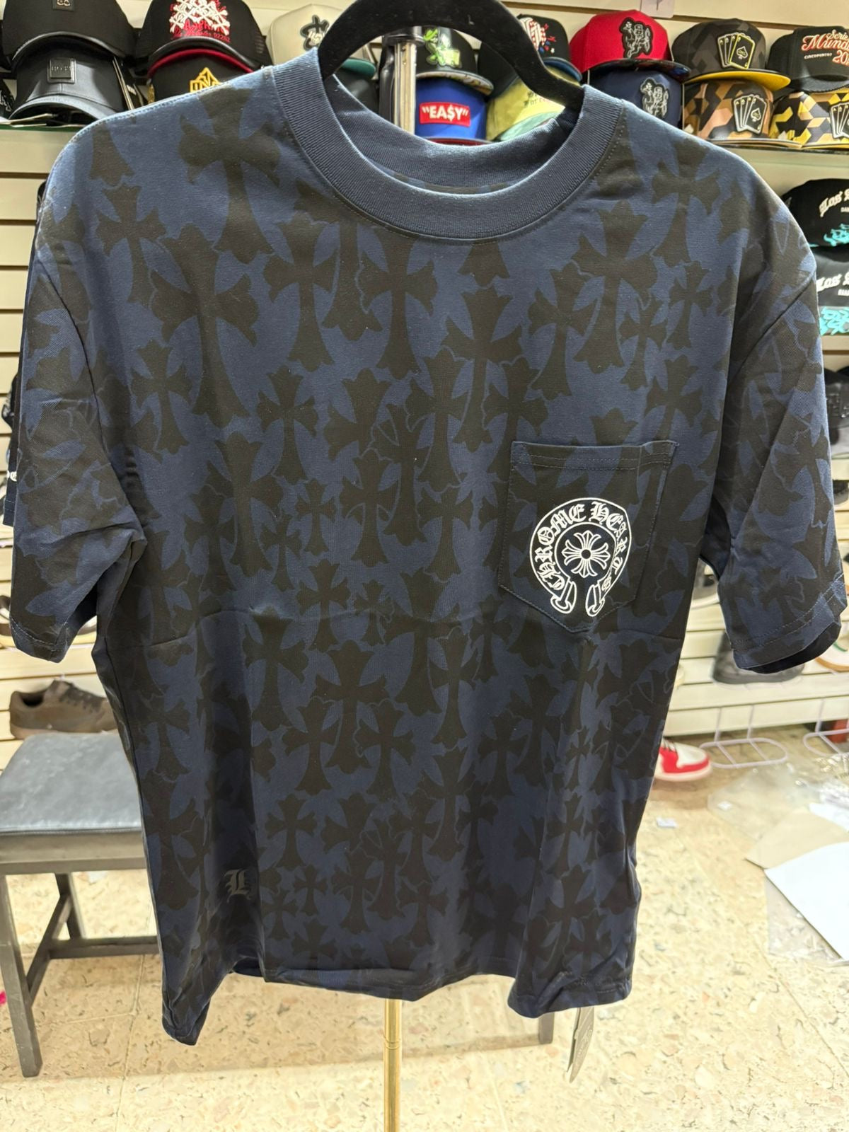 PLAYERA CHROME AZUL
