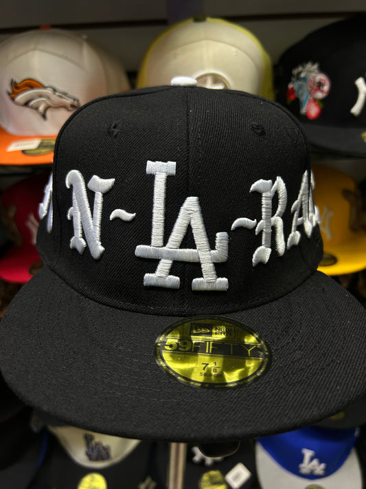 Gorra New Era 59FIFTY Born x Raised de Los Angeles Dodgers Negro