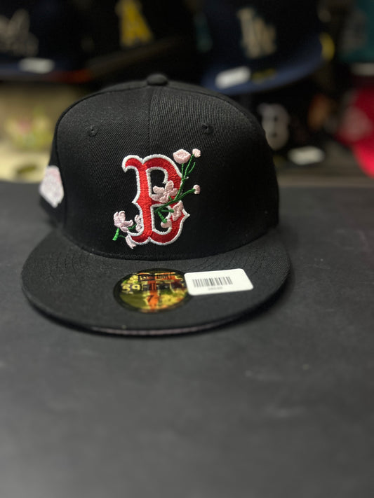 GORRA 59FIFTY MODELO BOSTON /FLORES ROSAS/