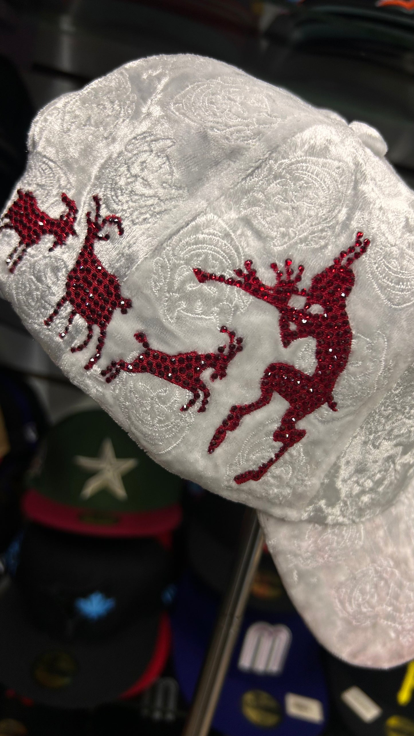 Lucifer Version 2 White Velvet de Chucky Hats