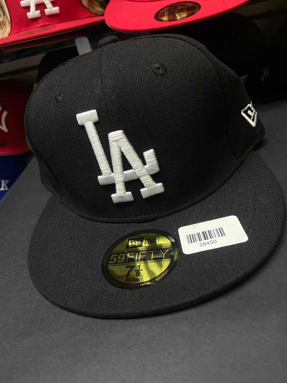 Gorra 59FIFTY en color negro LA