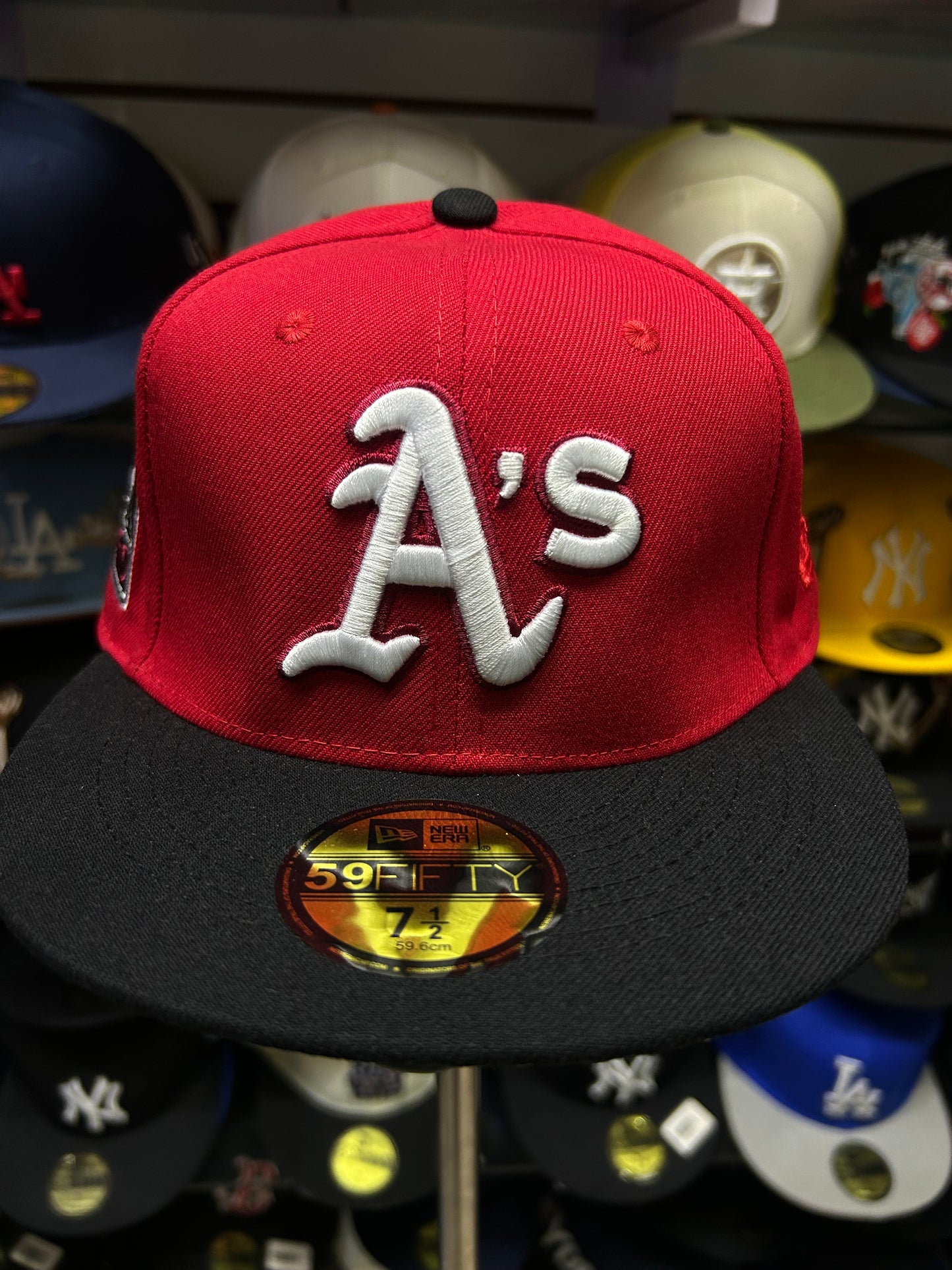 Gorra New Era 59FIFTY Oakland Athletics Roja