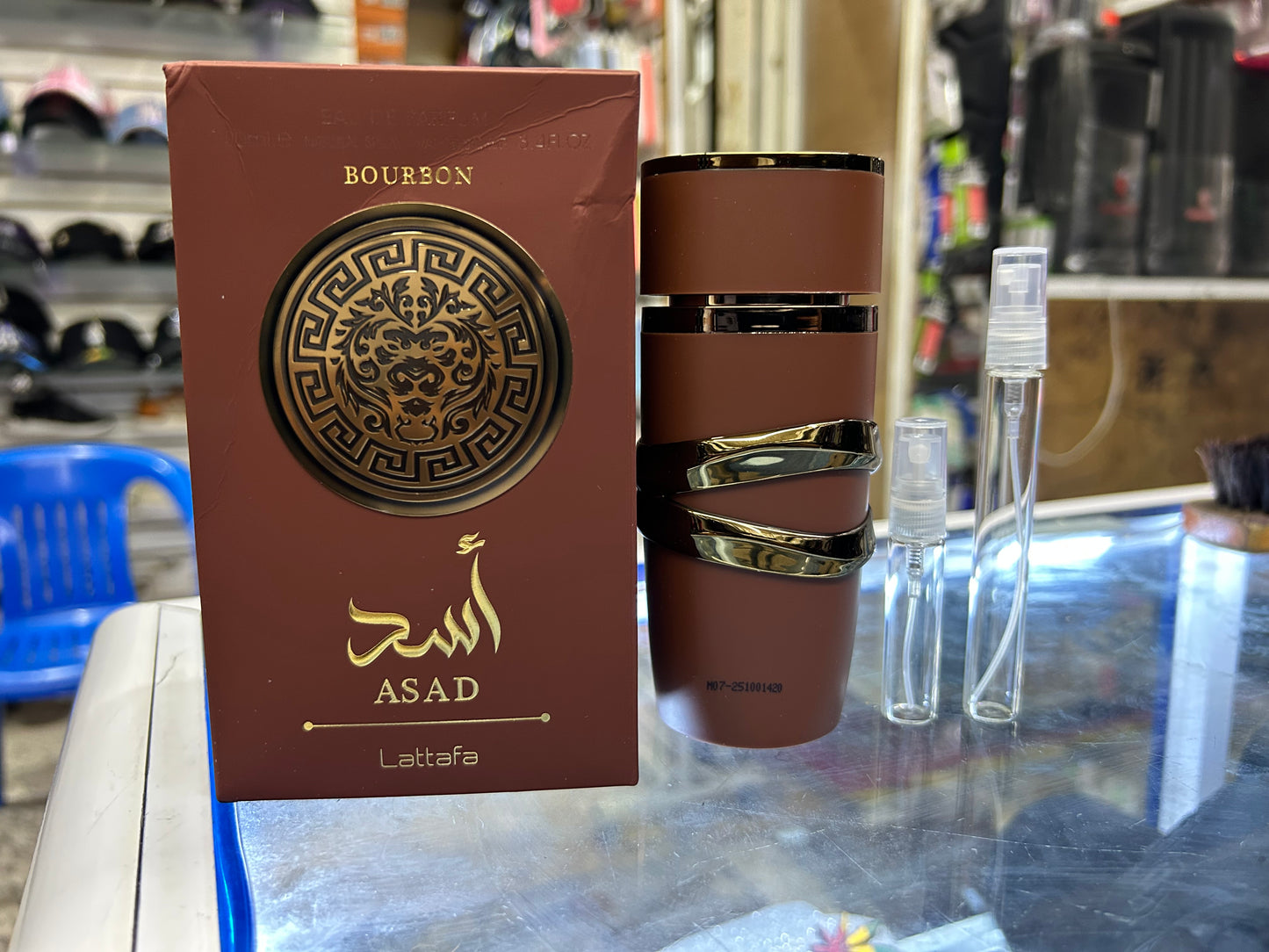 Decant Lattafa Asad Bourbon