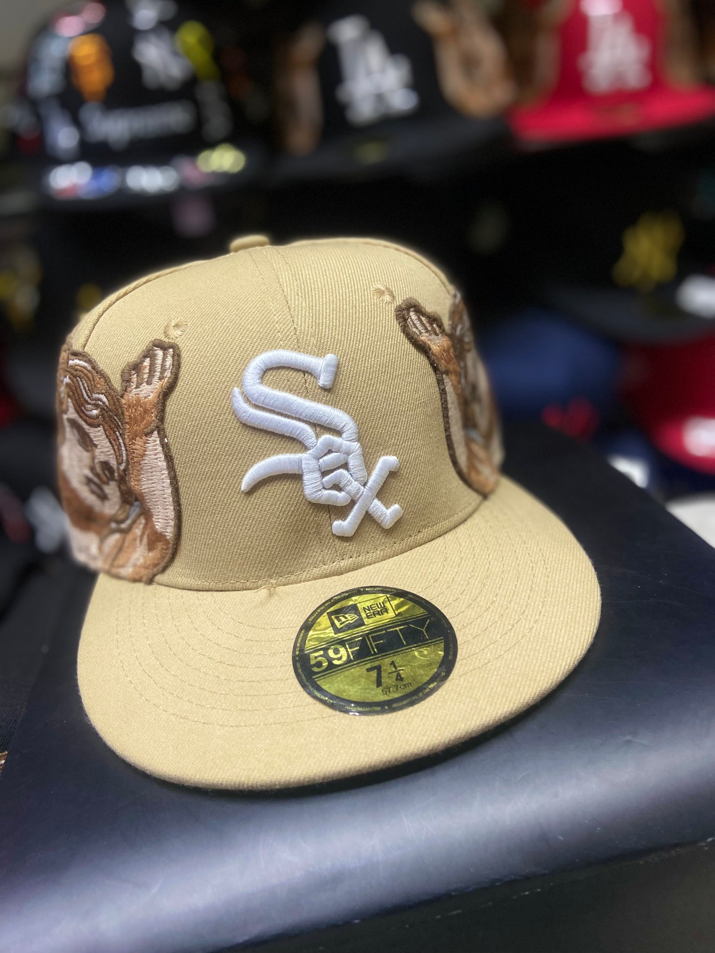 🔥 Gorra 59FIFTY Beige - White Sox 🔥