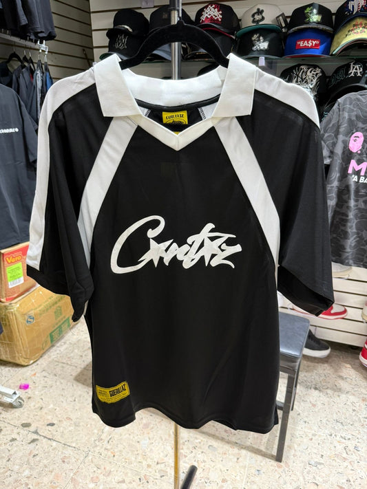 PLAYERA CORTEIZ NEGRO CON BLANCO