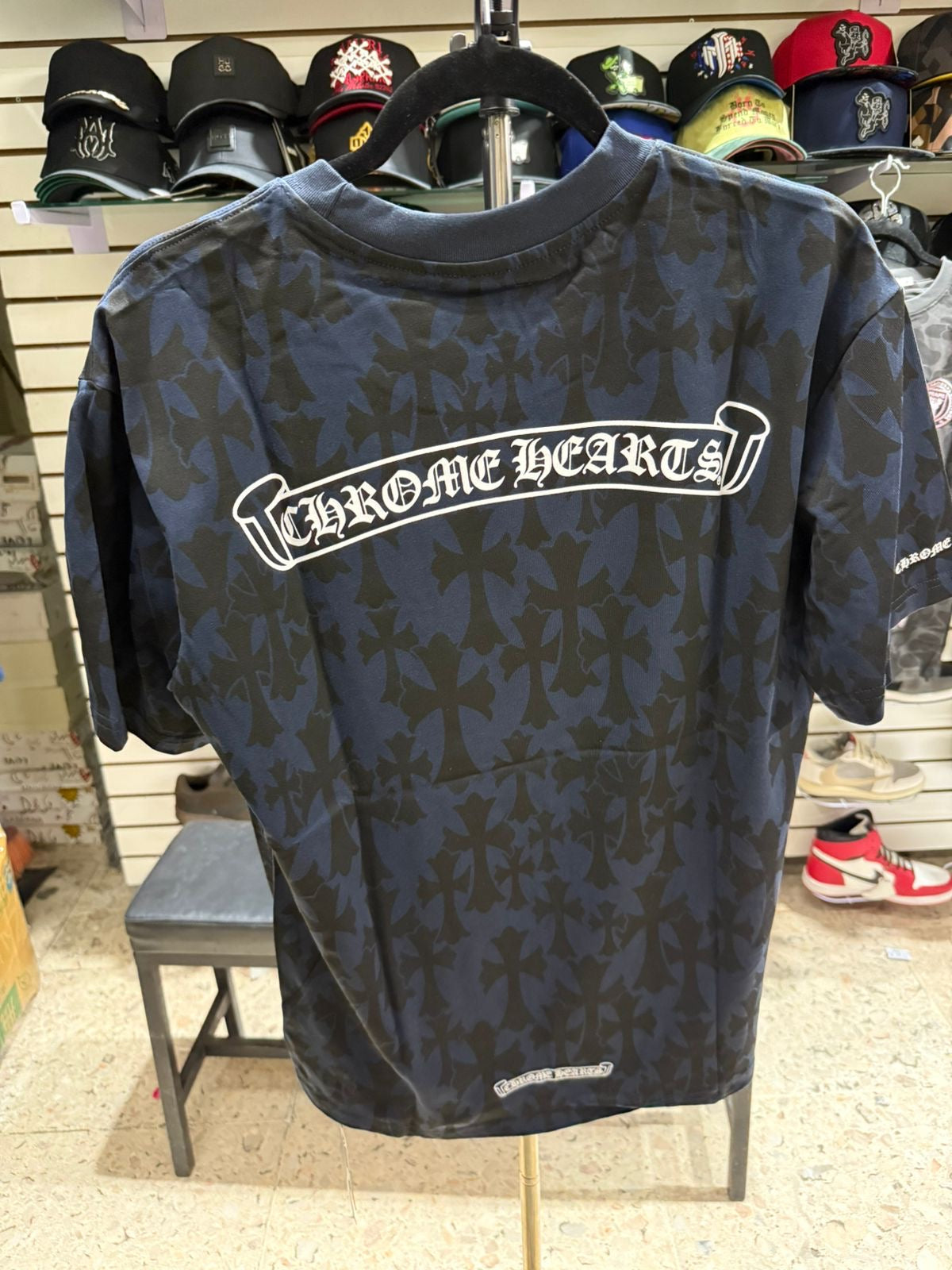 PLAYERA CHROME AZUL