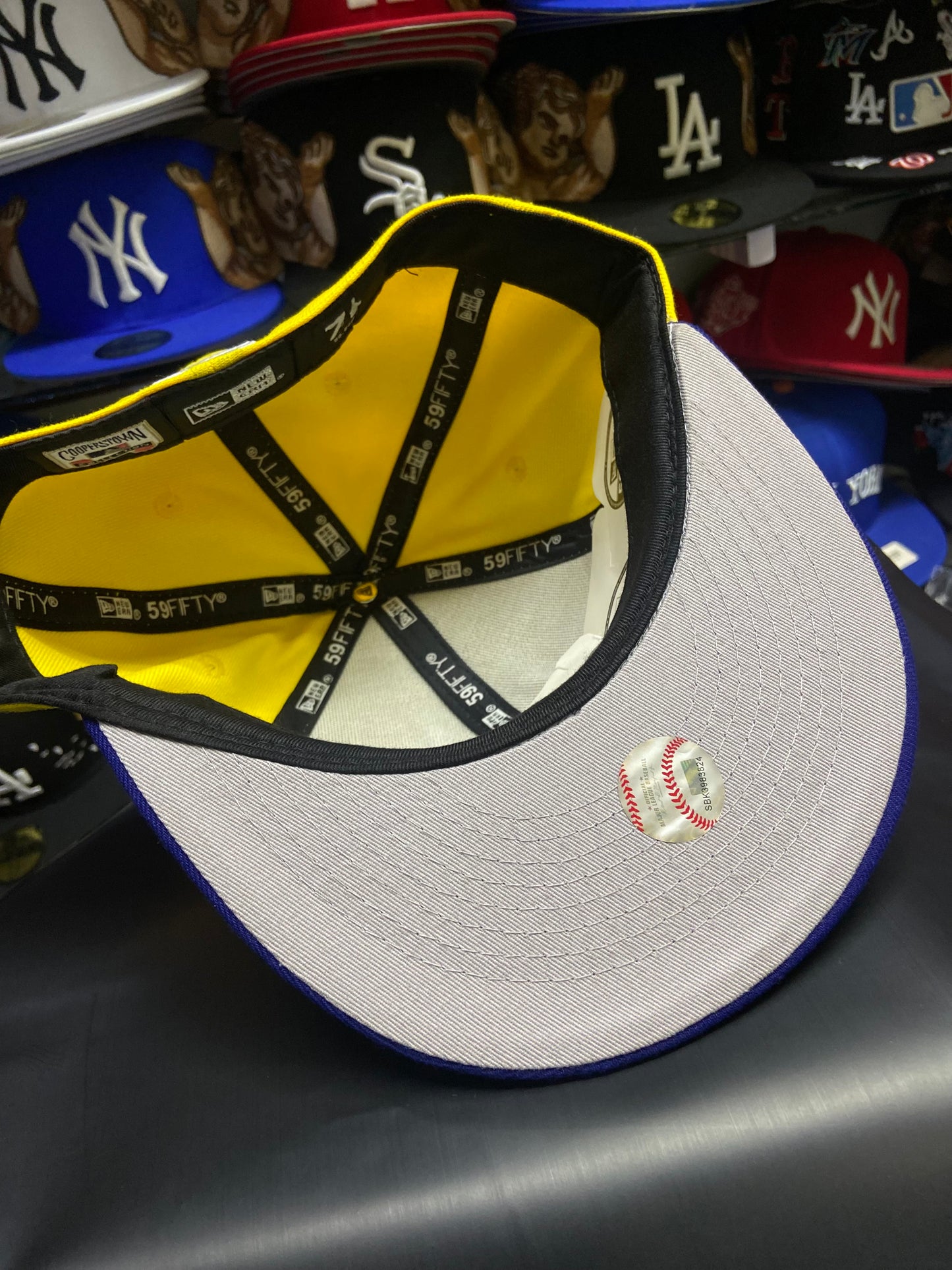 Gorra  59FIFTY Milwaukee Brewers – Amarillo y Azulado