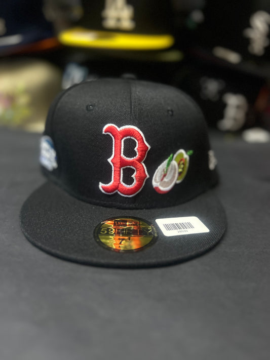 GORRA 59FIFITY MODELO  BOSTON DURAZNO