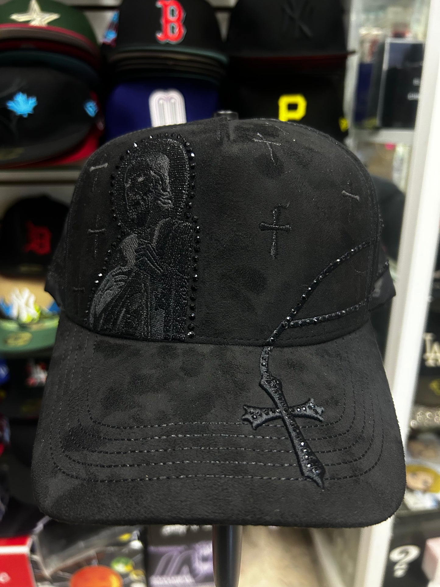 San Judas total black GC hats