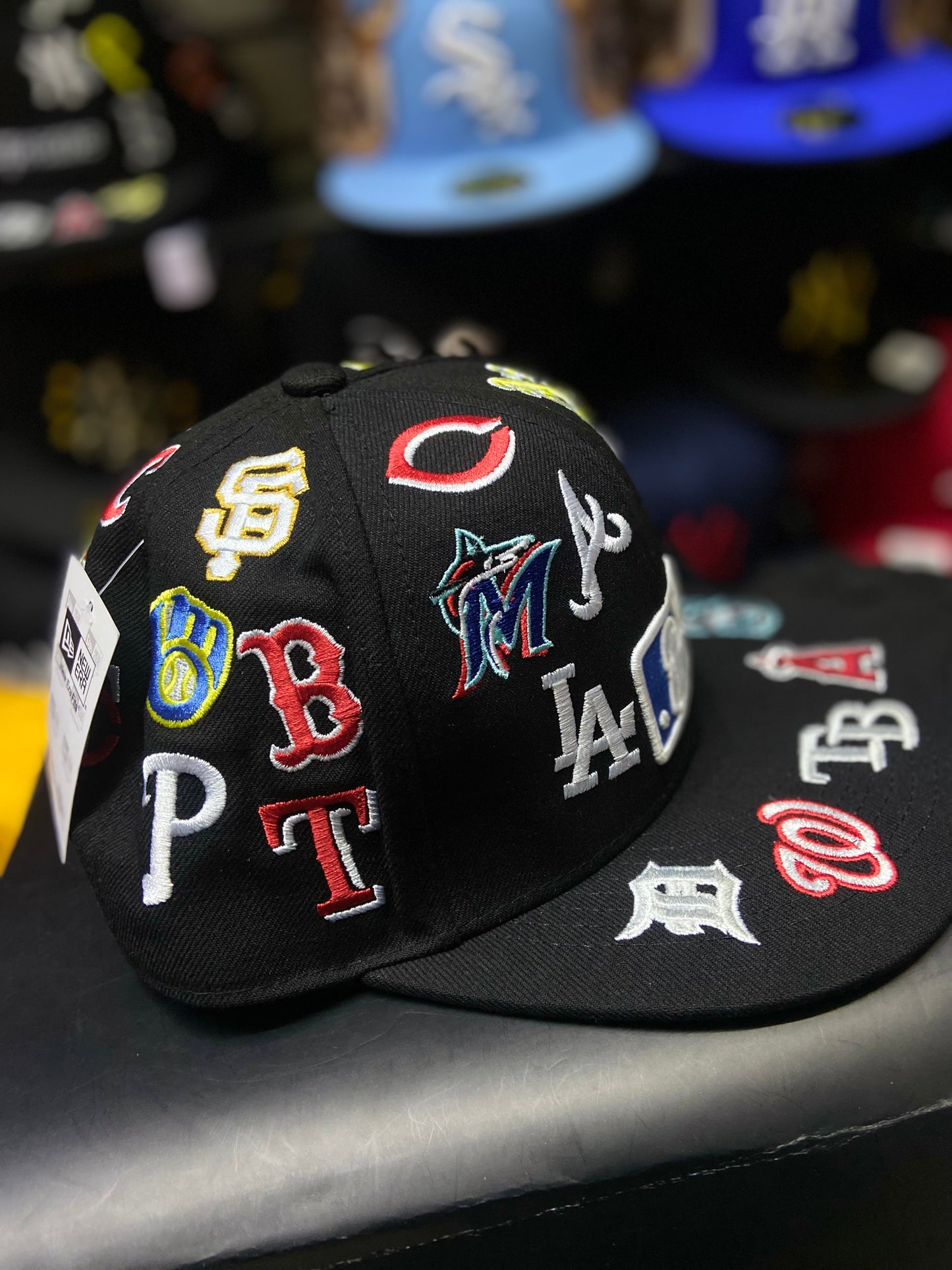 🔥 Gorra Bordada Multilogos MLB – Estilo Exclusivo 🔥