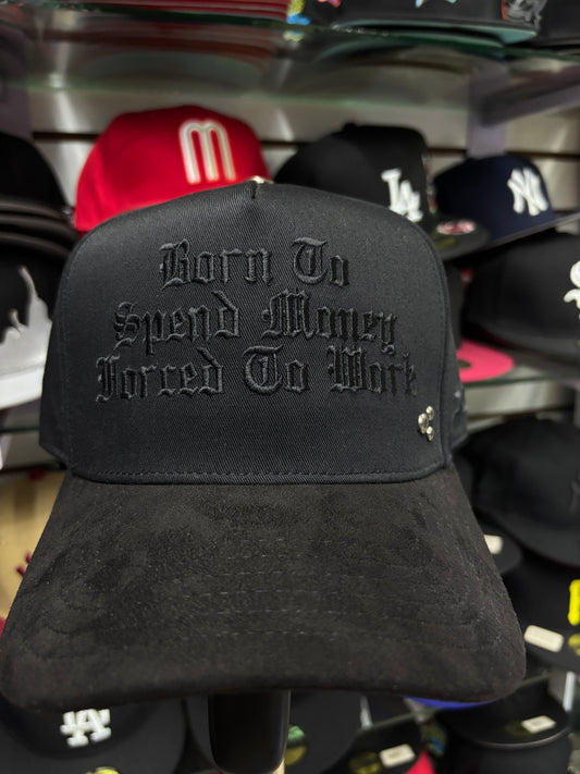 JC hats negra Born to spend money
