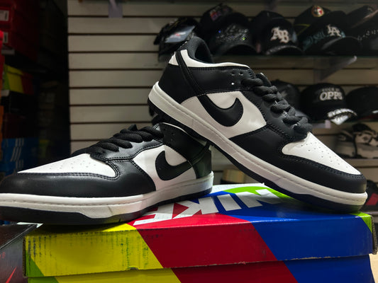 TENIS NACIONAL TIPO NIKE DUNK PANDA Blanco con negro