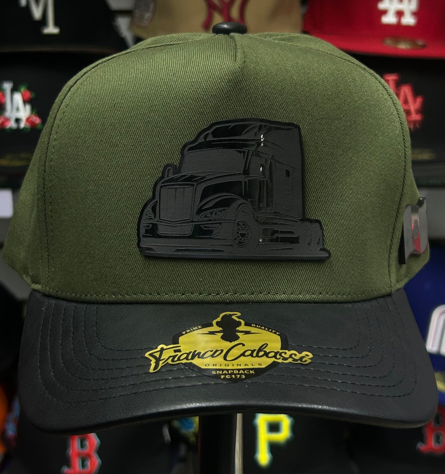 Gorra de placa Franco Cabassi verde Tráiler