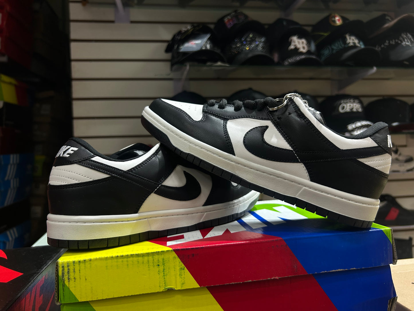 TENIS NACIONAL TIPO NIKE DUNK PANDA Blanco con negro