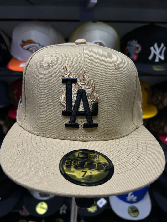 Gorra New Era 59FIFTY LA Beige