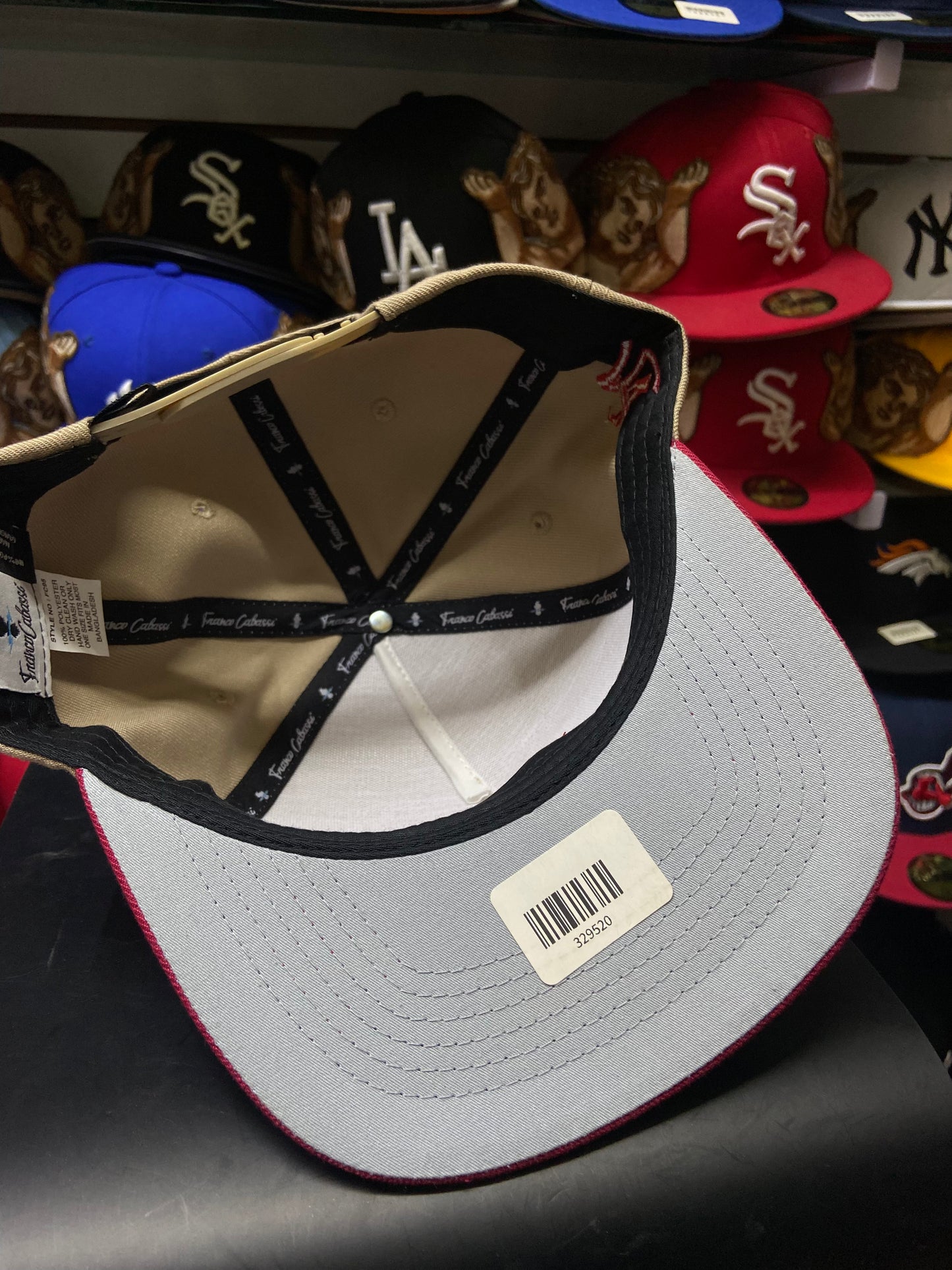 Gorra CT Beige/Burdeos - Marca Franco Cabassi | Bélico el Asunto